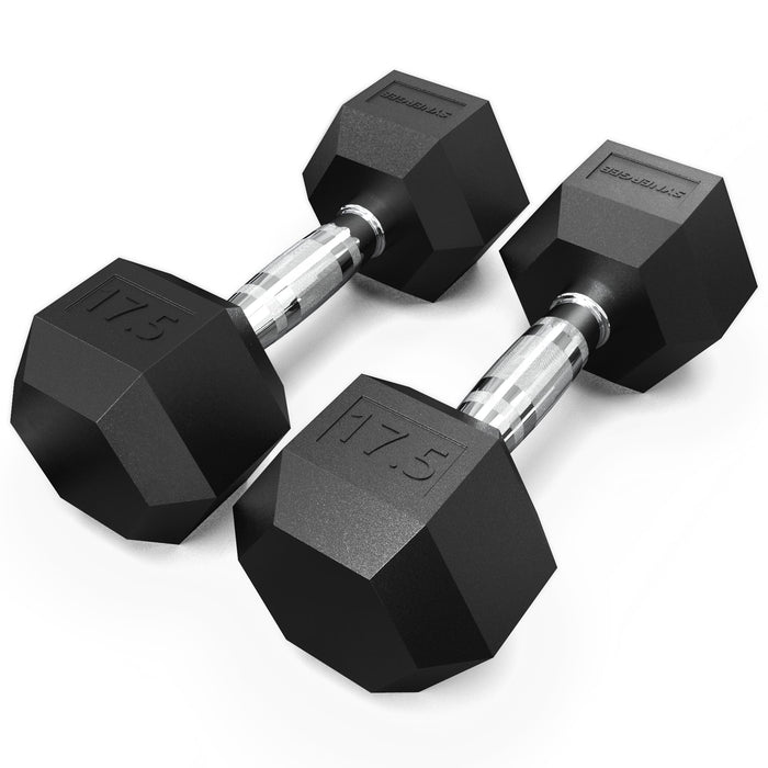 Synergee Rubber Hex Dumbbell Pairs