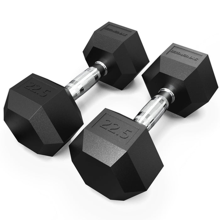 Synergee Rubber Hex Dumbbell Pairs