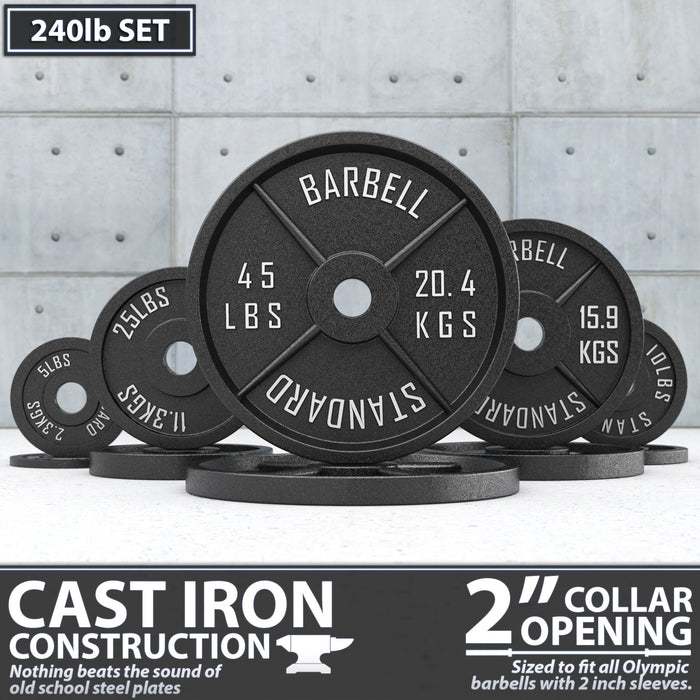 Synergee Standard Metal Weight Plates