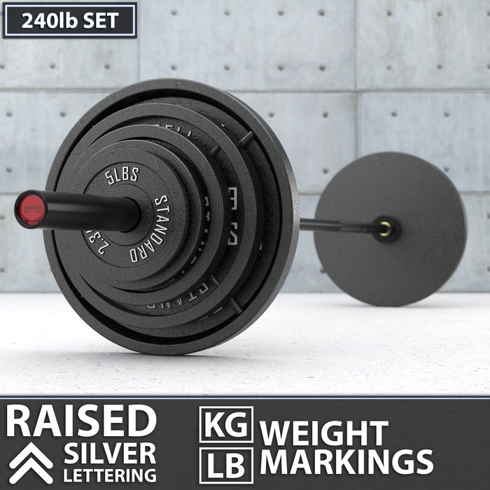 Synergee Standard Metal Weight Plates