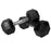 XMark Fitness Premium Quality Rubber Coated Hex Dumbbells (Pair)