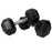 XMark Fitness Premium Quality Rubber Coated Hex Dumbbells (Pair)