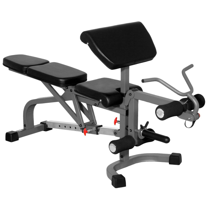 XMark Fitness FID Weight Bench with Arm Curl and Leg Developer XM-4419