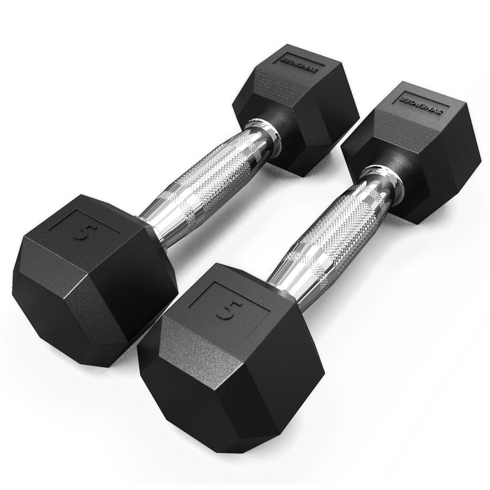 Synergee Rubber Hex Dumbbell Pairs