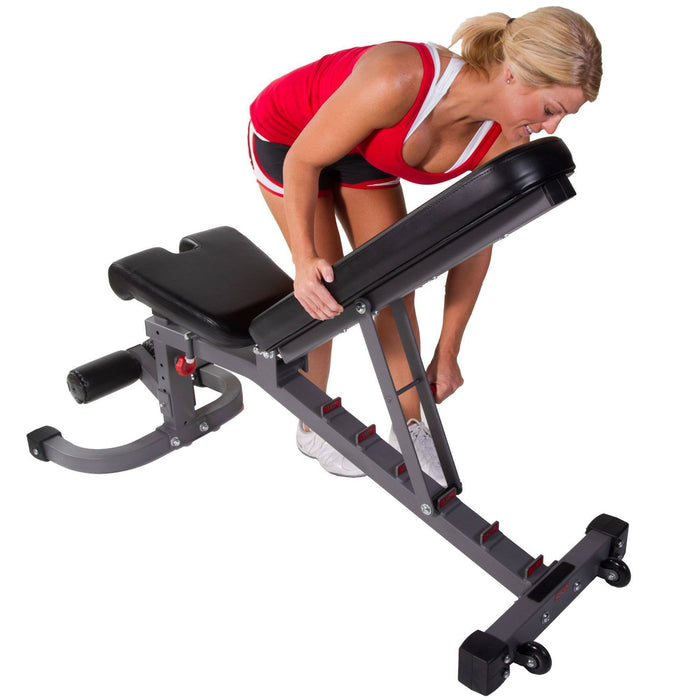 XMark Fitness FID Weight Bench with Adjustable Seat XM-7472