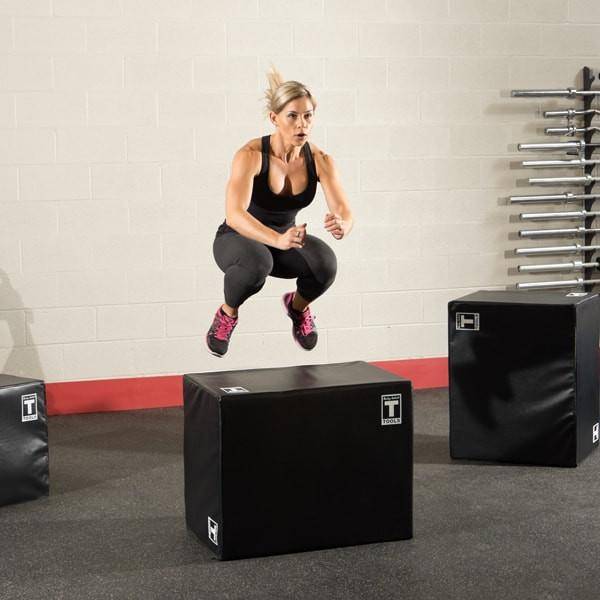 Body-Solid Tools Three Way Soft Plyo Box BSTSPBOX