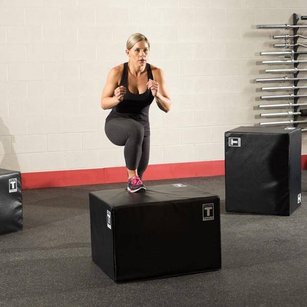 Body-Solid Tools Three Way Soft Plyo Box BSTSPBOX