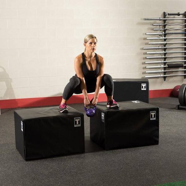 Body-Solid Tools Three Way Soft Plyo Box BSTSPBOX