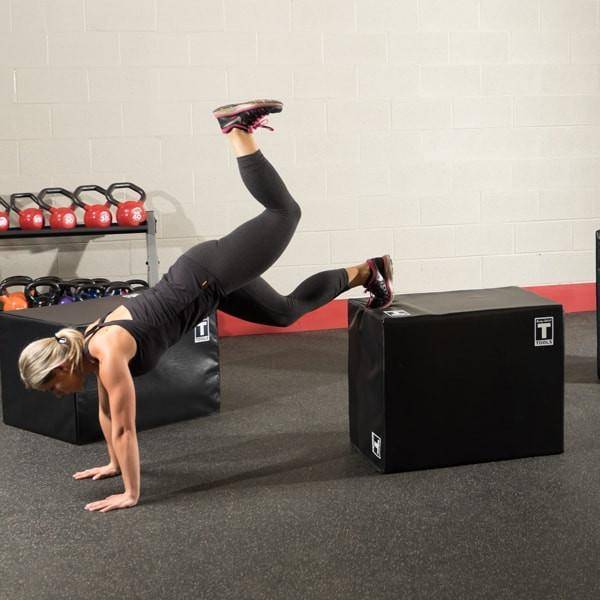 Body-Solid Tools Three Way Soft Plyo Box BSTSPBOX