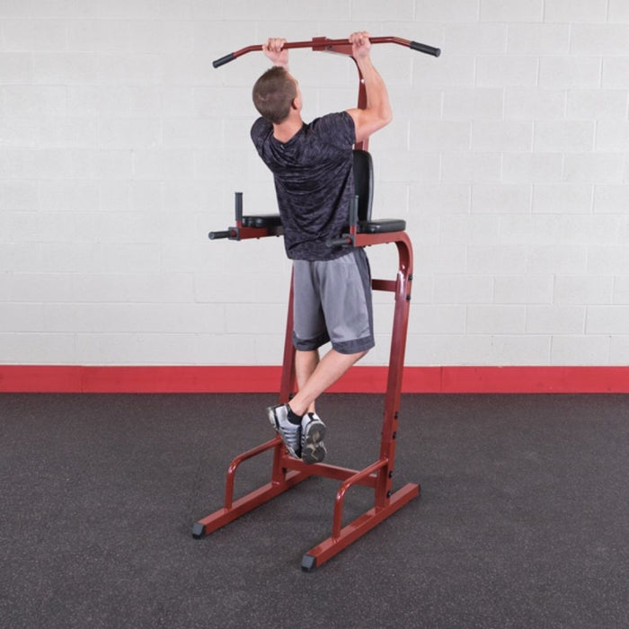 Best Fitness Vertical Knee Raise Dip Pull Up Station BFVK10