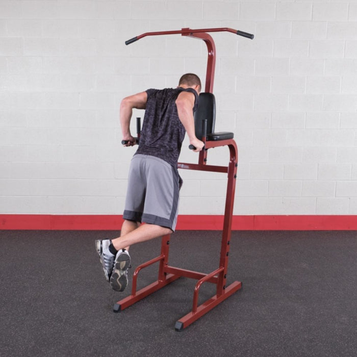 Best Fitness Vertical Knee Raise Dip Pull Up Station BFVK10