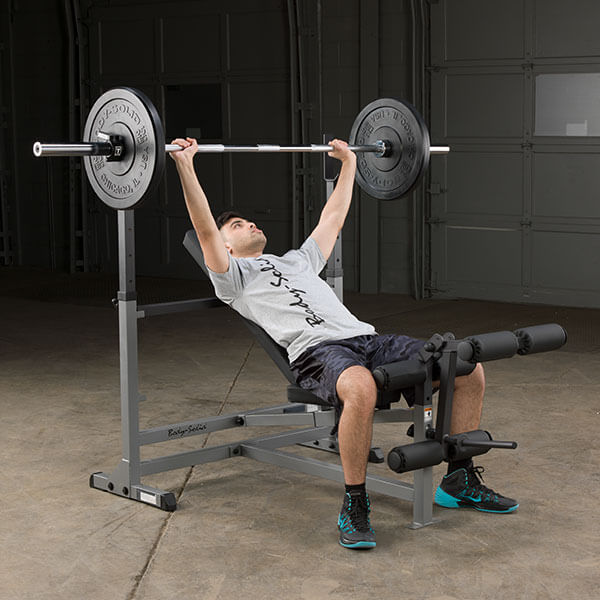 Body-Solid Powercenter Combo Bench Lat Package GDIB46LP4