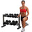 Body-Solid Powerline Two Tier Dumbbell Rack PDR282X