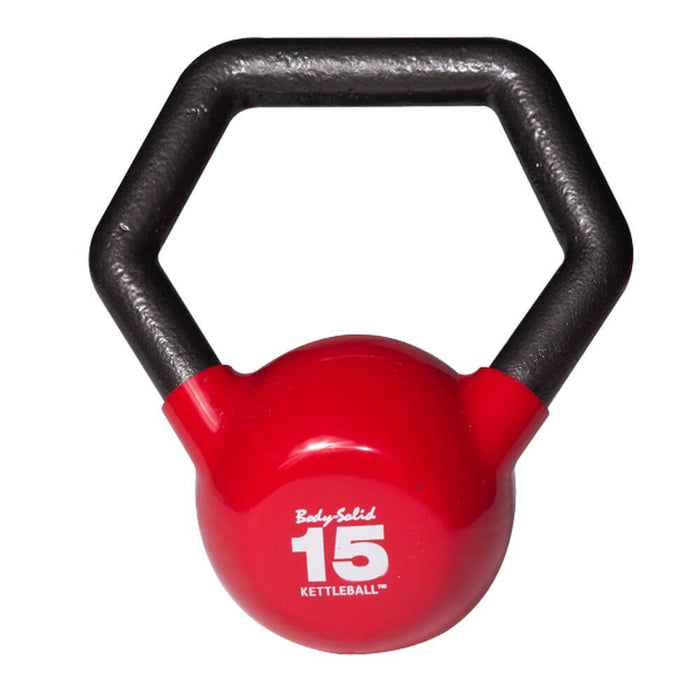 Body-Solid Vinyl Dipped Kettlebells KBL