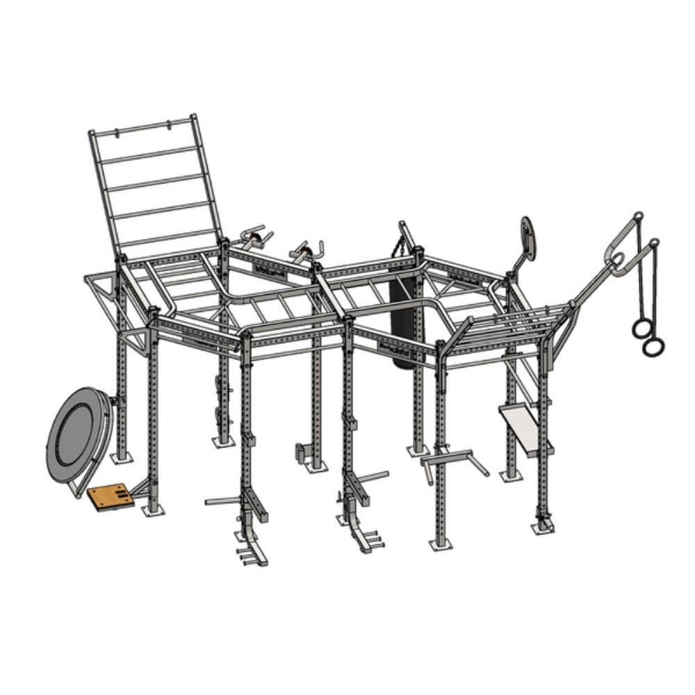 Body-Solid Tall Hexagon Double Pack SR-HEXPRODBLP4