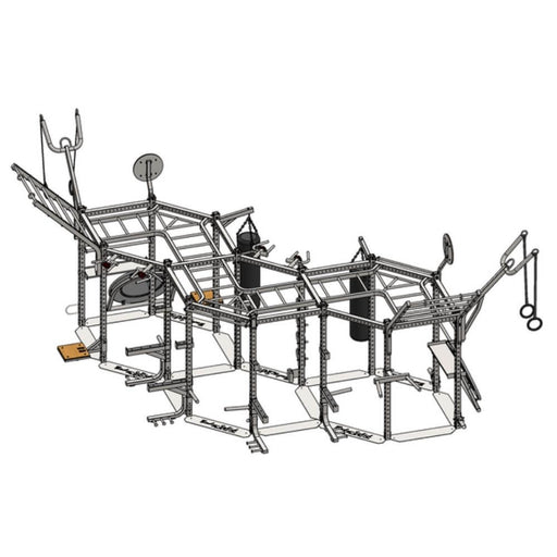 Body-Solid Hexagon Triple Package SR-HEXTPLP4