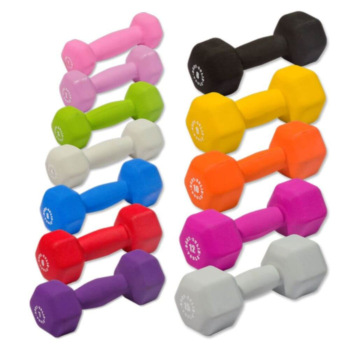 Body-Solid Tools Neoprene Dumbbell Sets BSTNDS