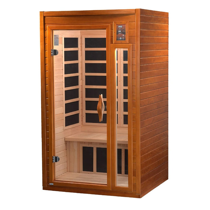 Dynamic Saunas Barcelona Elite 1-2-person Ultra Low  EMF Far Infrared Sauna DYN-6106-01 Elite