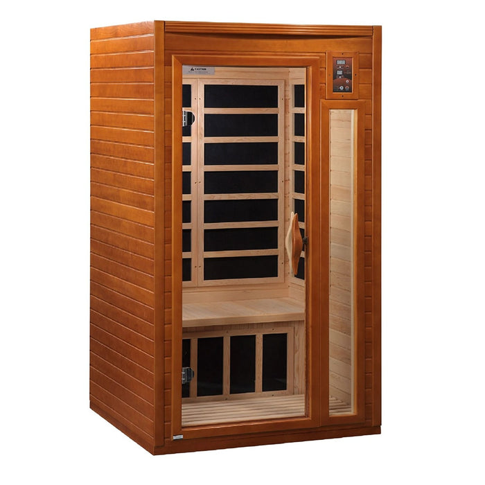 Dynamic Saunas Barcelona Elite 1-2-person Ultra Low  EMF Far Infrared Sauna DYN-6106-01 Elite