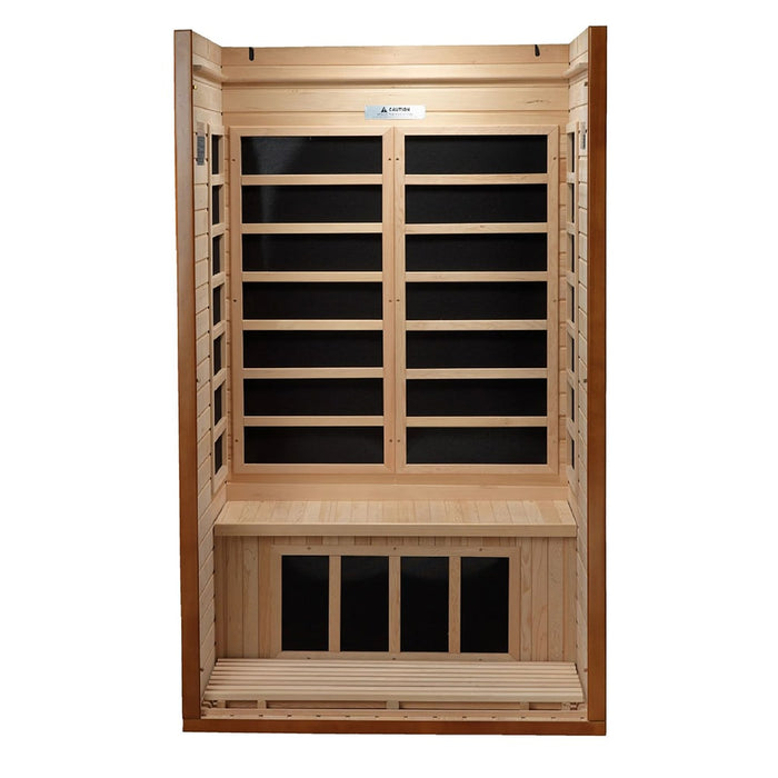 Dynamic Saunas Barcelona Elite 1-2-person Ultra Low  EMF Far Infrared Sauna DYN-6106-01 Elite