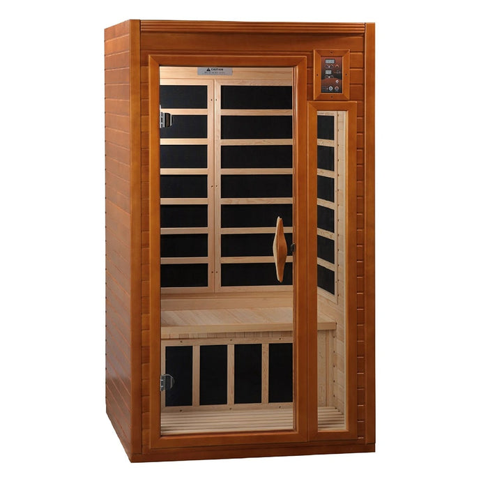 Dynamic Saunas Barcelona Elite 1-2-person Ultra Low  EMF Far Infrared Sauna DYN-6106-01 Elite