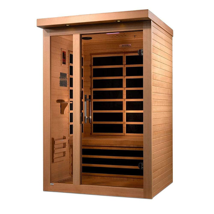 Dynamic Saunas Llumeneres 2 Person Ultra Low EMF FAR Infrared Sauna DYN-6215-02