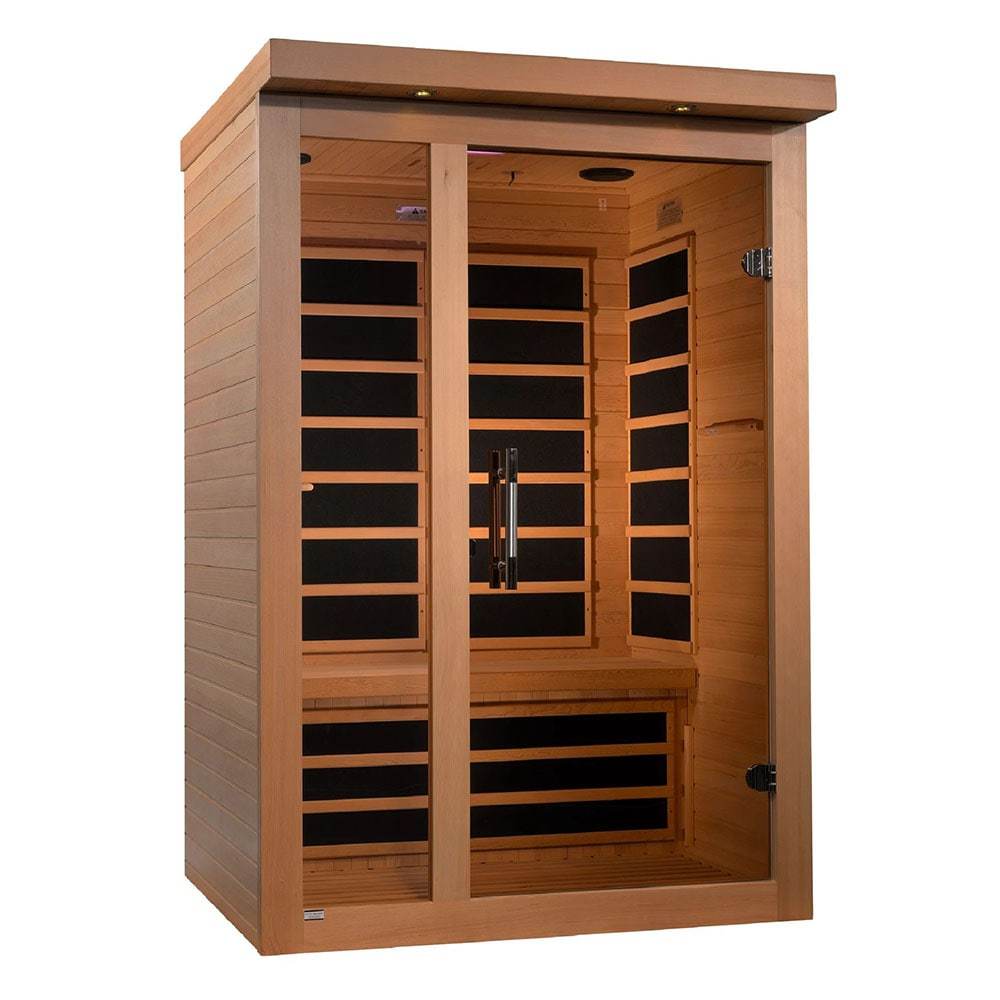 Dynamic Saunas Llumeneres 2 Person Ultra Low EMF FAR Infrared Sauna DYN-6215-02