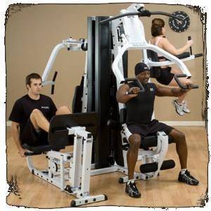 Body-Solid EXM3000LPS Deluxe Multi-Stack Gym Package