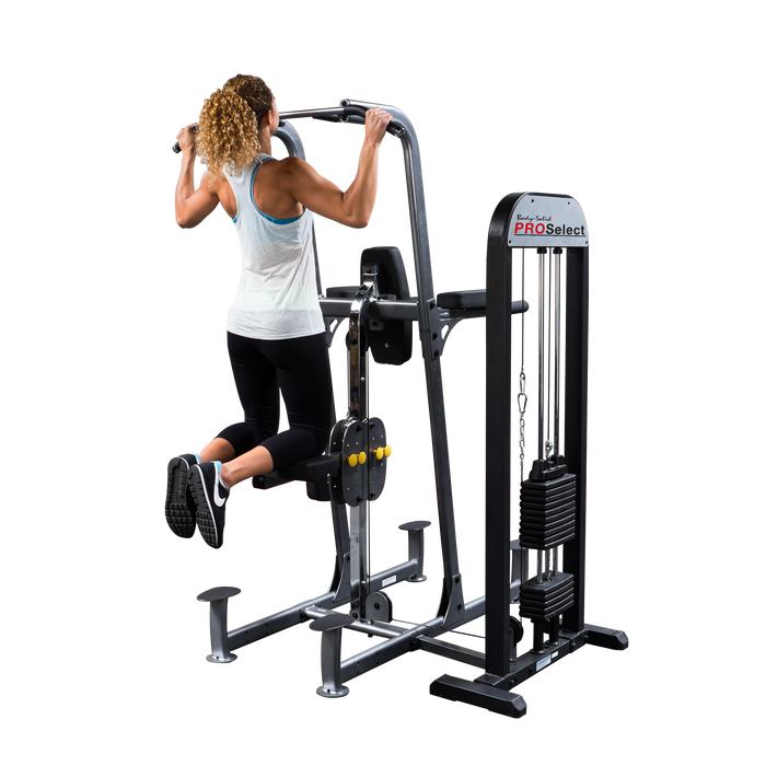 Body-Solid FCD-STK Pro-Select Weight Assisted Chin/Dip Machine