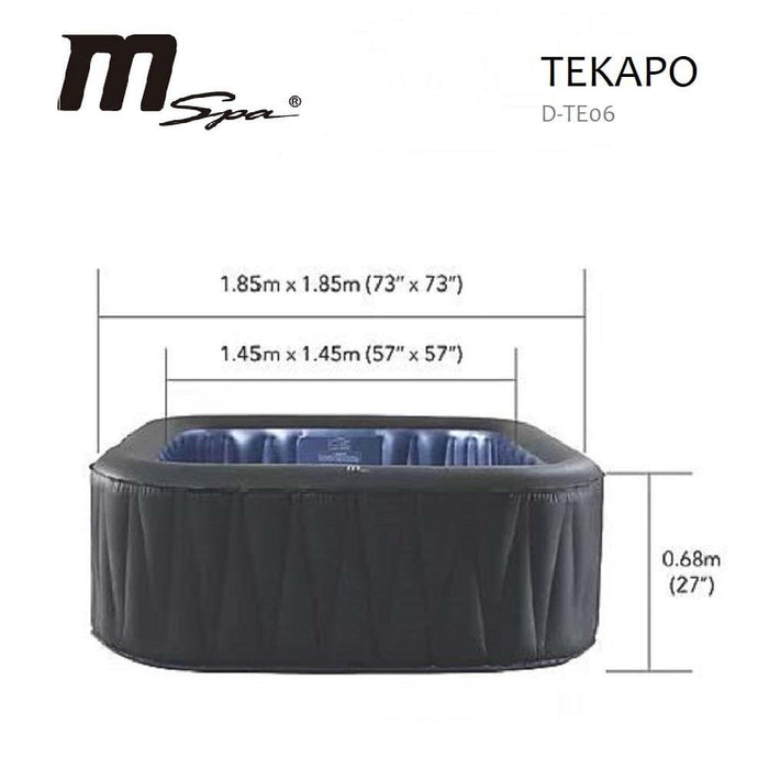 MSpa Tekapo 6-Person Inflatable Bubble Hot Tub D-TE06