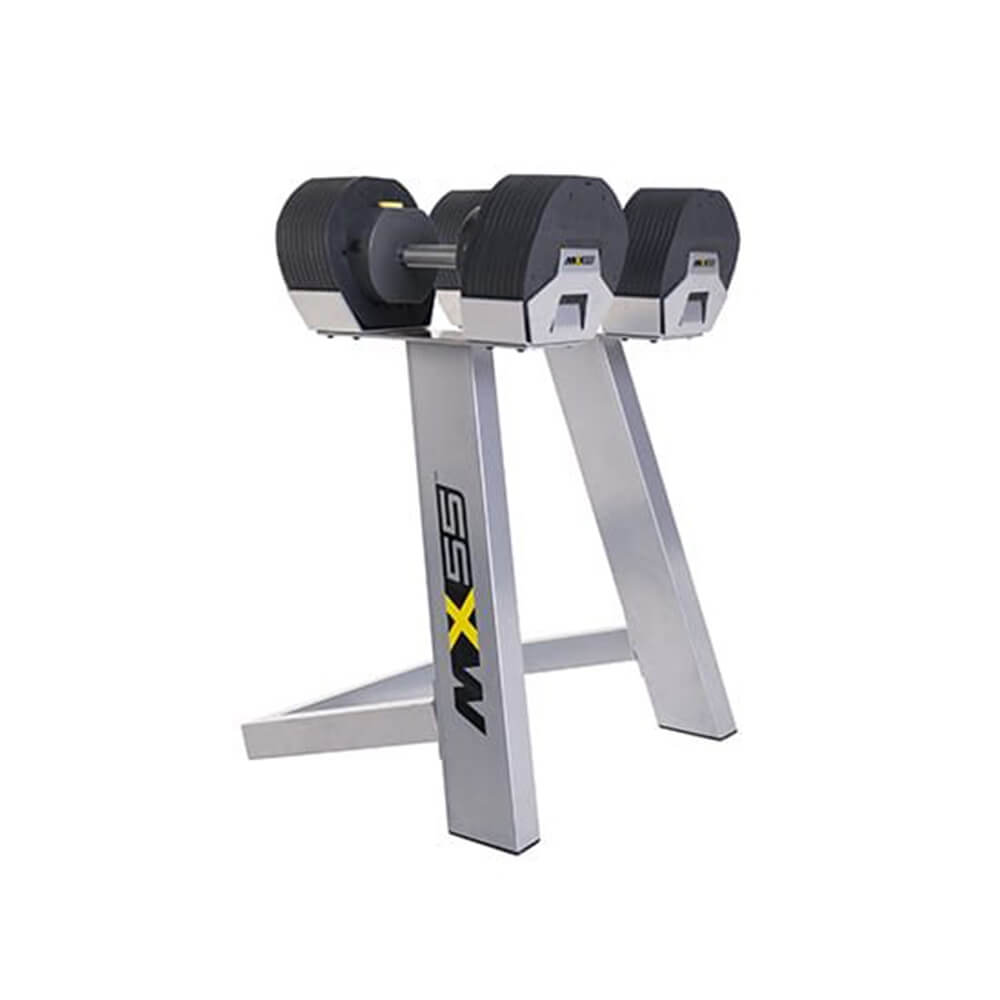 MX Select MX55 Adjustable Dumbbell and Rack Set