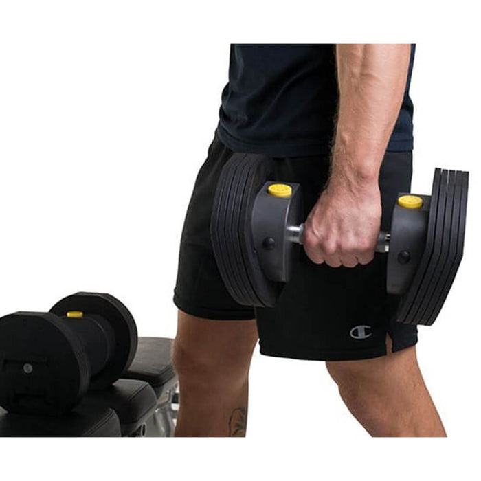 MX Select MX55 Adjustable Dumbbell and Rack Set