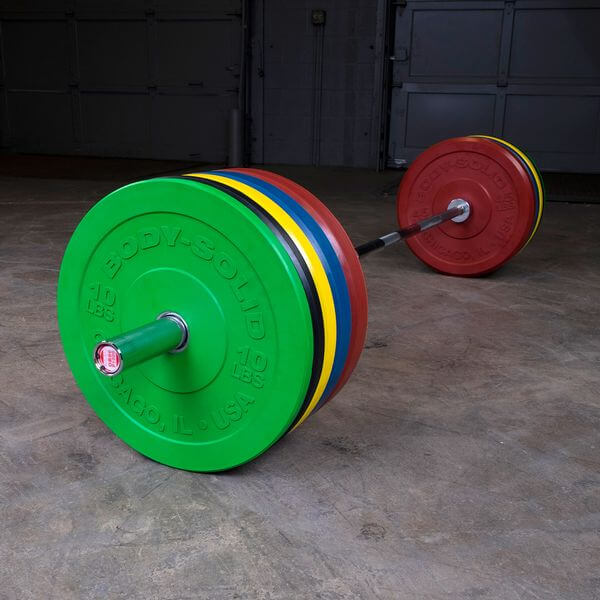 Body-Solid Chicago Extreme Colored Bumper Plates OBPXC