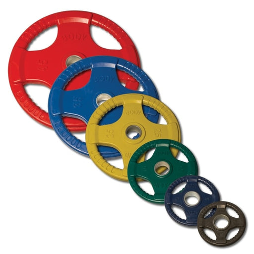 Body-Solid Colored Rubber Grip Olympic Plates ORC