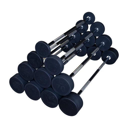 Body-Solid Fixed Weight Barbell Sets (Straight or Curl Bar)