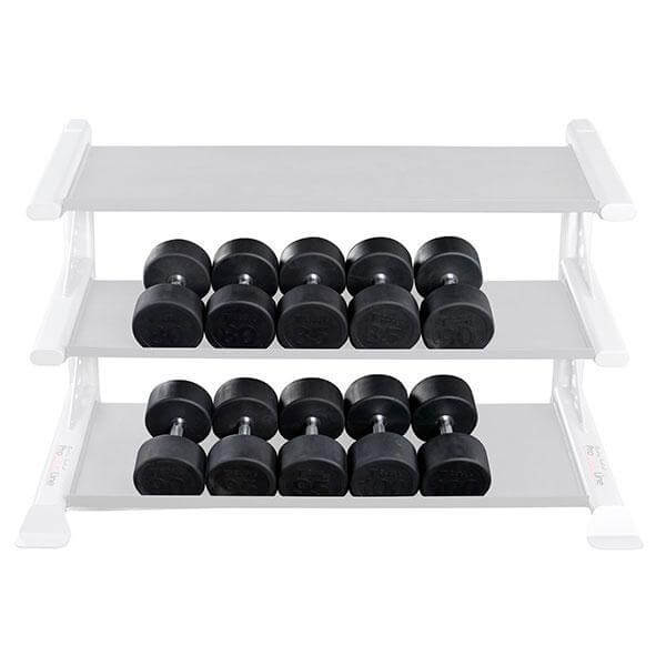 Body-Solid Rubber Round Dumbbell Sets SDPS