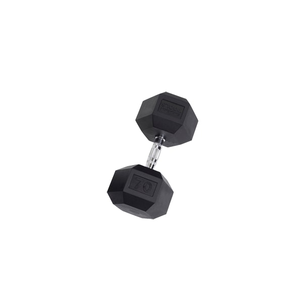 Body-Solid Rubber Hex Dumbbells SDR