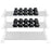 Body-Solid Rubber Hex Dumbbell Sets SDRS