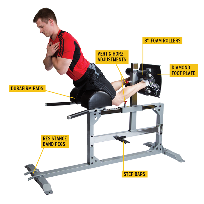 Body-Solid Pro ClubLine SGH500 Glute & Ham Machine