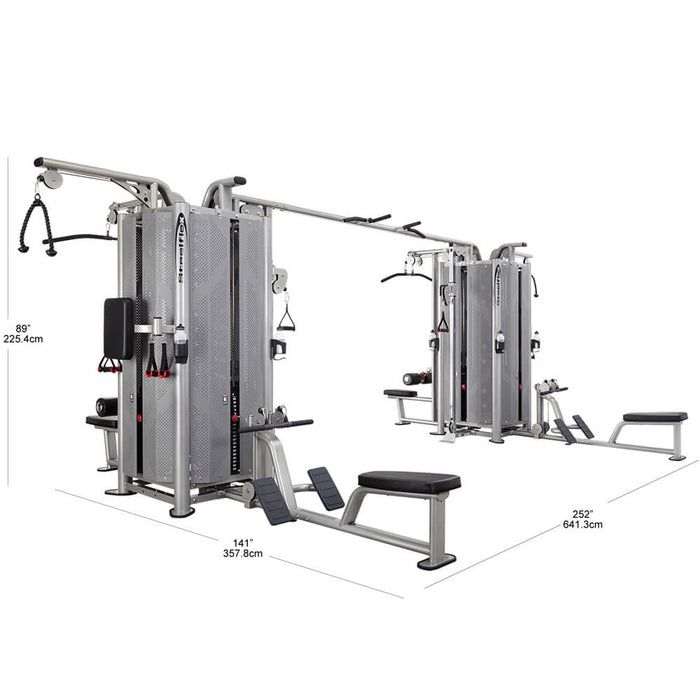 Steelflex 8-Stack Commercial Jungle Gym JG8000S