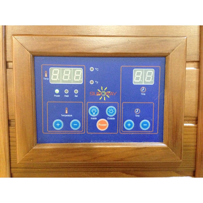 SunRay Sierra 2 Person Infrared Sauna HL200K