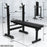 Synergee Adjustable Weight Bench with Barbell Rack