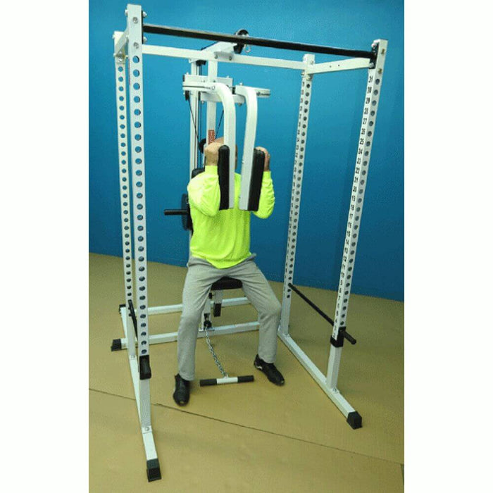 TDS Power Rack Gym With Dlx Pec Deck & Lat Attachment H-92563GYM