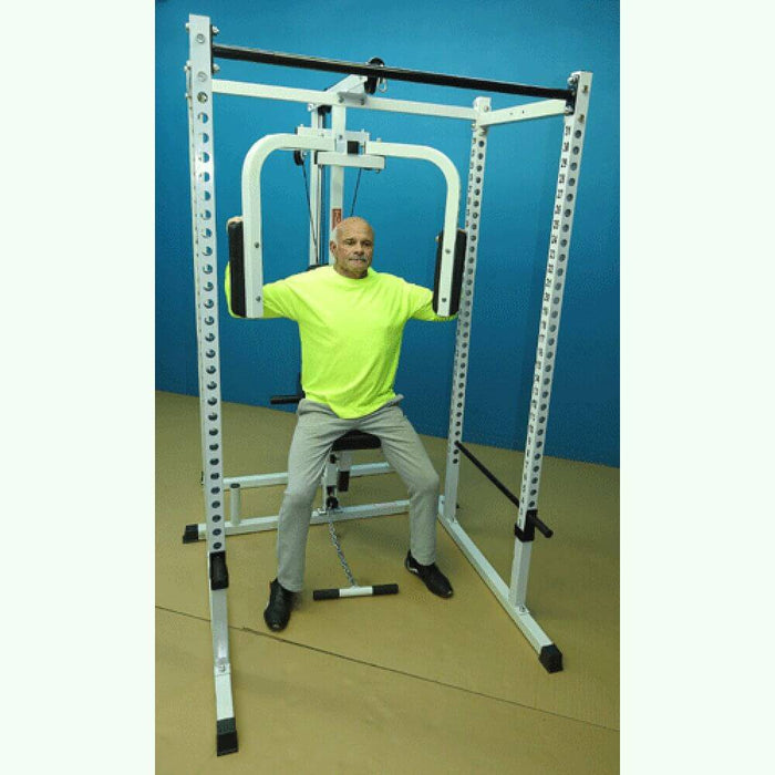 TDS Power Rack Gym With Dlx Pec Deck & Lat Attachment H-92563GYM