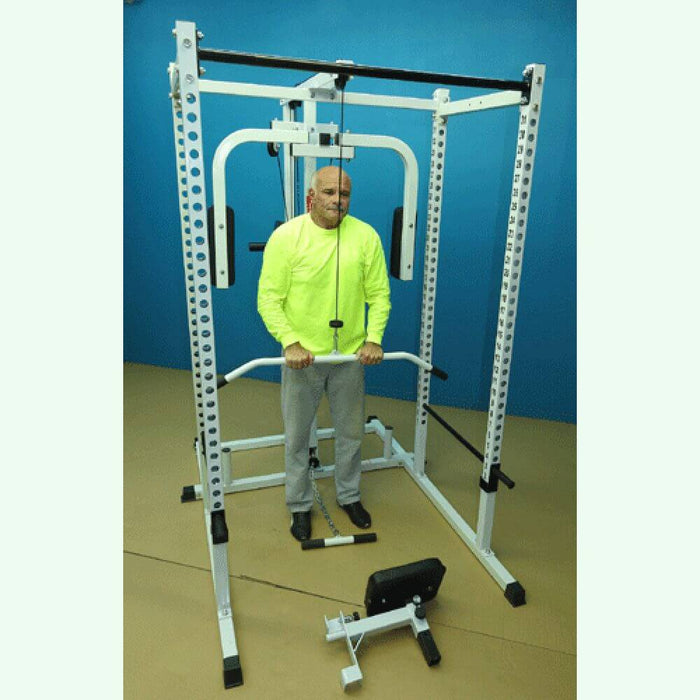 TDS Power Rack Gym With Dlx Pec Deck & Lat Attachment H-92563GYM