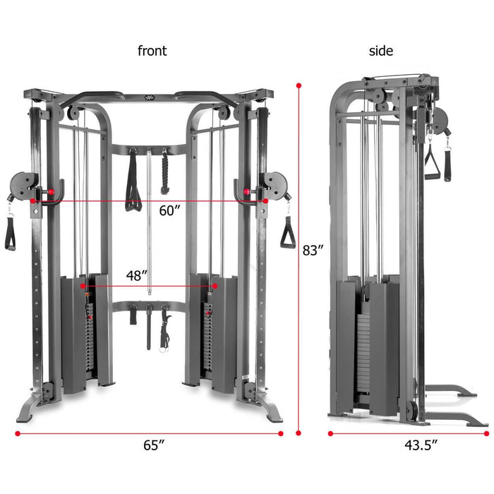 XMark Fitness Functional Trainer Cable Machine XM-7626.1