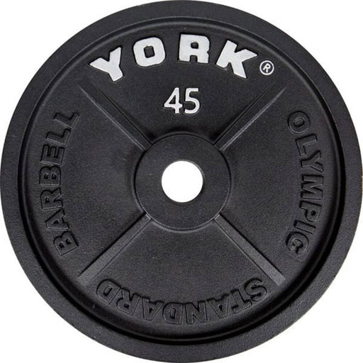 York Barbell Cast Iron Olympic Plates