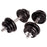 York Barbell Black Cast Iron Adjustable Dumbbell Set