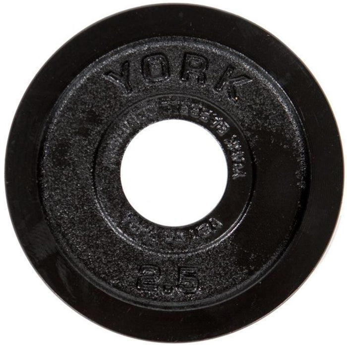 York Barbell Legacy Precision Milled Cast Iron Plate Set