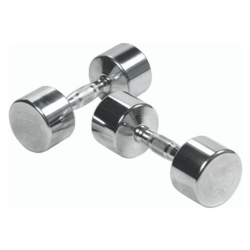 York Barbell Solid Steel Chrome Dumbbells